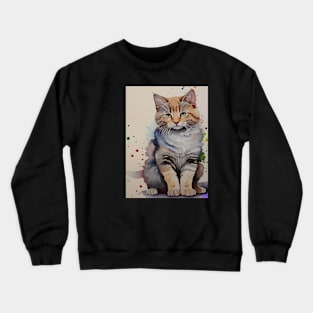 cute meow Crewneck Sweatshirt